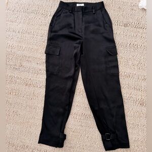 Babaton Black Utility Cargo Pants